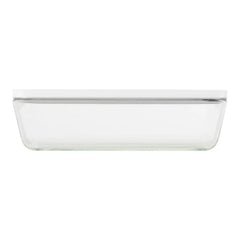 Vacuum Gratin Dish, Glass, Grey