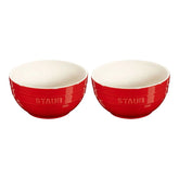 6.5-inch / 2-pc, Large Universal Bowl Set, cherry