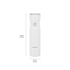 Vacuum pump with charging cap, white