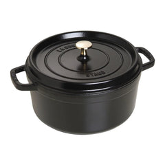 3-pc, Cocotte and Fry Pan Set, black matte