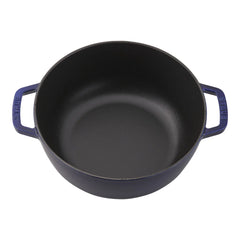 3.75 qt, Essential French Oven Rooster Lid, dark blue