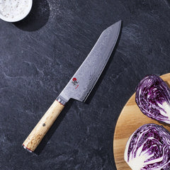7-inch Rocking Santoku Knife, Fine Edge