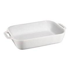 2-pc, Rectangular Baking Dish Set, white