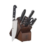 7-pc, Knife block set, acacia