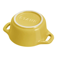 3-pc, Mini Round Dutch Oven Set, citron