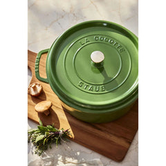 5.5 qt, Round, Cocotte, Pistachio