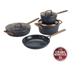 7-pc, Cookware Set Ceramic Nonstick Titanium