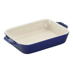 7.5-x 6.5-inch, Rectangular, Baking Dish, Dark Blue