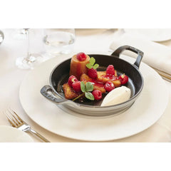 6-inch, Round, Gratin Baking Dish, Graphite Grey