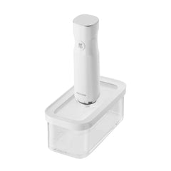 CUBE Container M / 21 cm, 0.75 Qt, Transparent-white