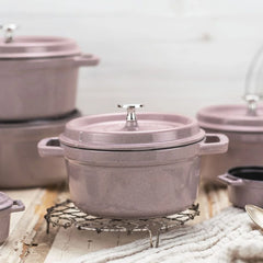 4 qt, Round, Dutch Oven, Lilac