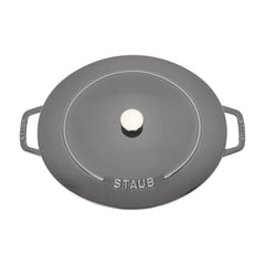 6.25 qt, Wide Oval Dutch Oven, graphite grey