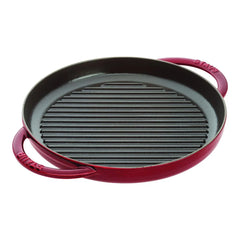 10-inch, Round Double Handle Pure Grill, grenadine