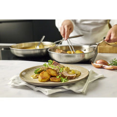 12.5-inch, 18/10 Stainless Steel, Frying Pan