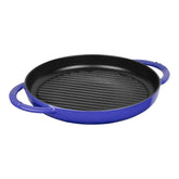 10-inch, Round, Round Double Handle Pure Grill, Blueberry