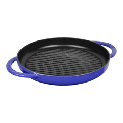 10-inch, Round, Round Double Handle Pure Grill, Blueberry