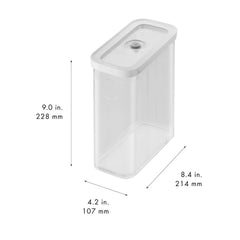 CUBE Container 3M / 21 cm, 3 Qt, Transparent-white