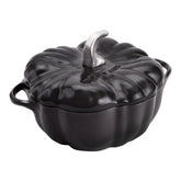 3.5 qt, Pumpkin, Dutch Oven With Stainless Steel Knob, Black Matte