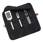 4-pc Grill Tool Set, Stainless Steel