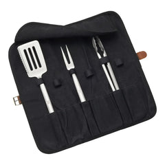 4-pc Grill Tool Set, Stainless Steel
