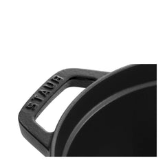 1 qt, Oval, Dutch Oven, Black Matte