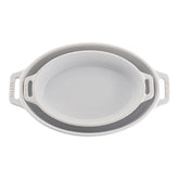 2-pc, Oval Baking Dish Set, white
