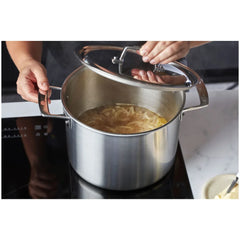 8 qt Stock Pot, 18/10 Stainless Steel