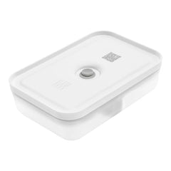 L Flat, Vacuum Lunch Box, Plastic, Semitransparent-grey