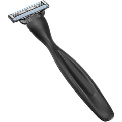 Facial razors, stainless steel | black matte