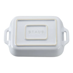 7.5-x 6.5-inch, Rectangular, Baking Dish, White