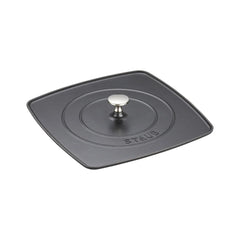 Square, 10.3" Grill Press, Black Matte