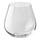 6-pc Whisky/Stemless Red Glass