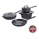 7-pc, Cookware Set Ceramic Nonstick Titanium