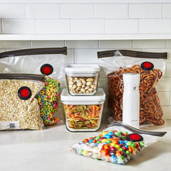 L / 12-pc Vacuum Bag Set, Plastic