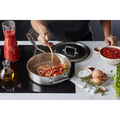3 qt Saute Pan, 18/10 Stainless Steel