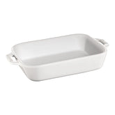 7.5-x 6.5-inch, Rectangular, Baking Dish, White