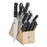 15-pc, Knife block set, natural