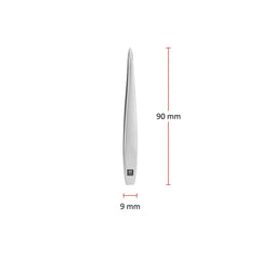 3.5-inch Tweezers - Stainless Steel Matt, Pointed