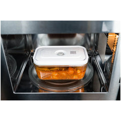 M / 2-pc, Medium Vacuum Container, Glass, Grey