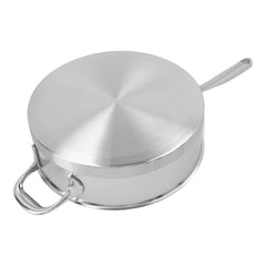 3 qt Sauté Pan With Helper Handle And Lid, 18/10 Stainless Steel