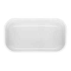 S, DINOS Vacuum Lunch Box, Plastic, White-grey