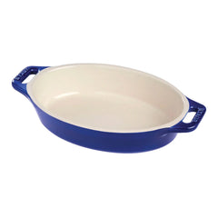 11-inch, Oval, Baking Dish, Dark Blue
