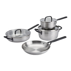 7-pc, Stainless Steel, Cookware Set