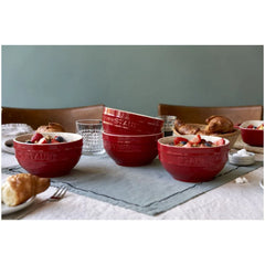 6.5-inch / 2-pc, Large Universal Bowl Set, cherry