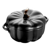 0.5 qt, Pumpkin, Petite Dutch Oven, Black Matte