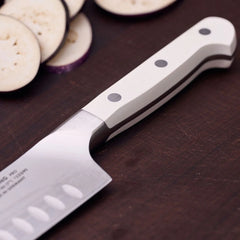 7-inch, Hollow Edge Slim Santoku Knife