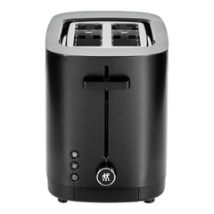 2 Short Slots Toaster, Black Matte