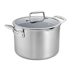 8 qt, Ceramic Coating, Non-stick, Stainless Steel Stock Pot