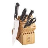 7-pc, Knife block set, natural