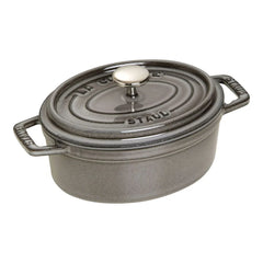 1.1 qt, Oval, Dutch Oven, Graphite Grey